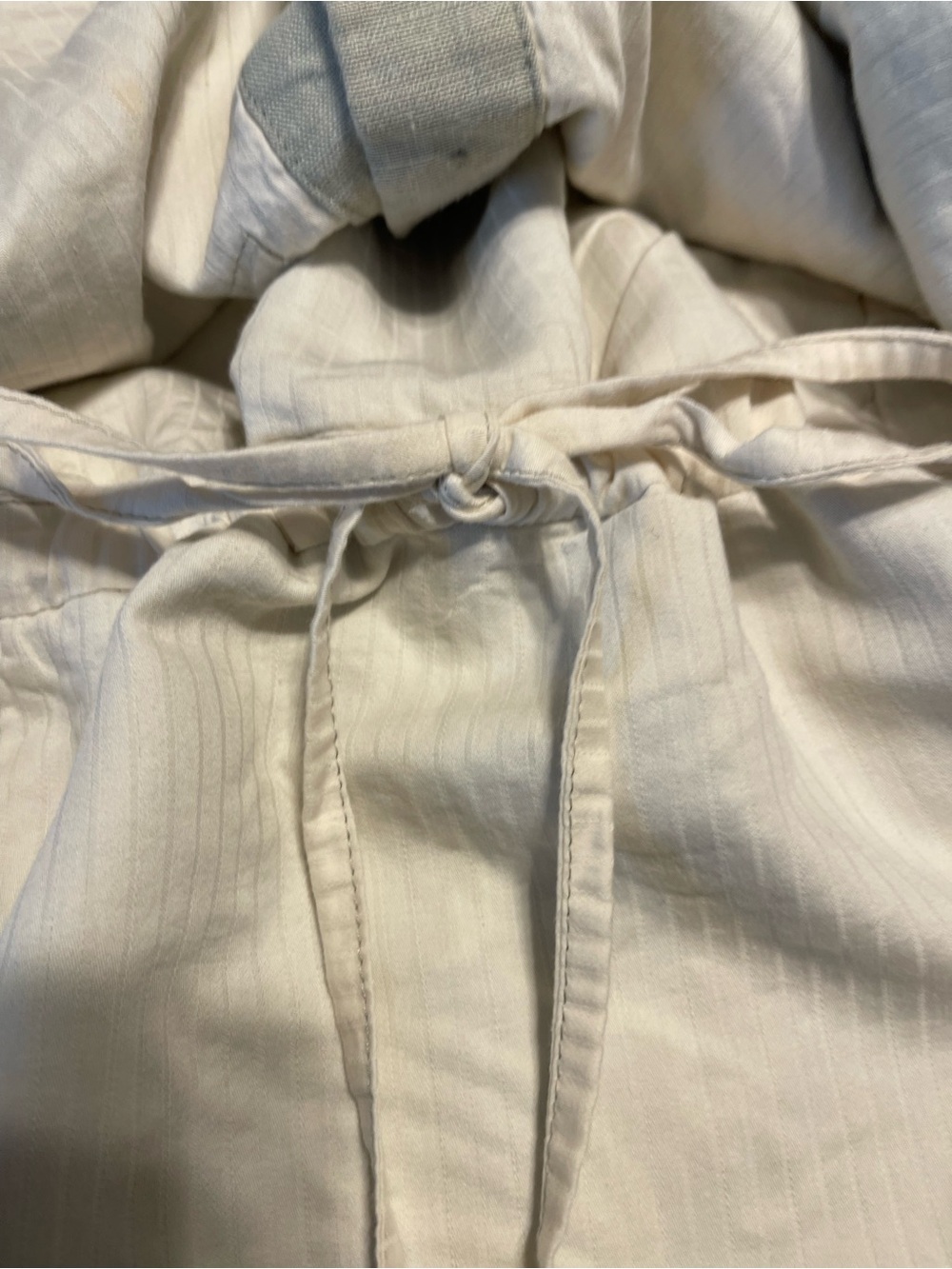 Light Gray Embroidered Button-Front Tunic Vest - Picture 5 of 6